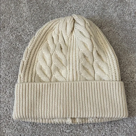 Gap Cream Cable Knit Hat and Mittens Set - Picture 5 of 6